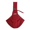 Portable Hands-Free Pet Chest Bag Outdoor Oxford Pet Carrier with Print Pattern Travel Shoulder and Pocket for Cat and Dog