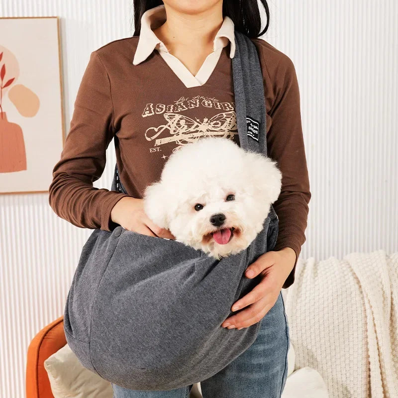 Comfortable Dog Bag Pet Out Crossbody Shoulder Bag Outdoor Travel Portable Cat Puppy Sling Bag Tote Pet Carrying Supplies