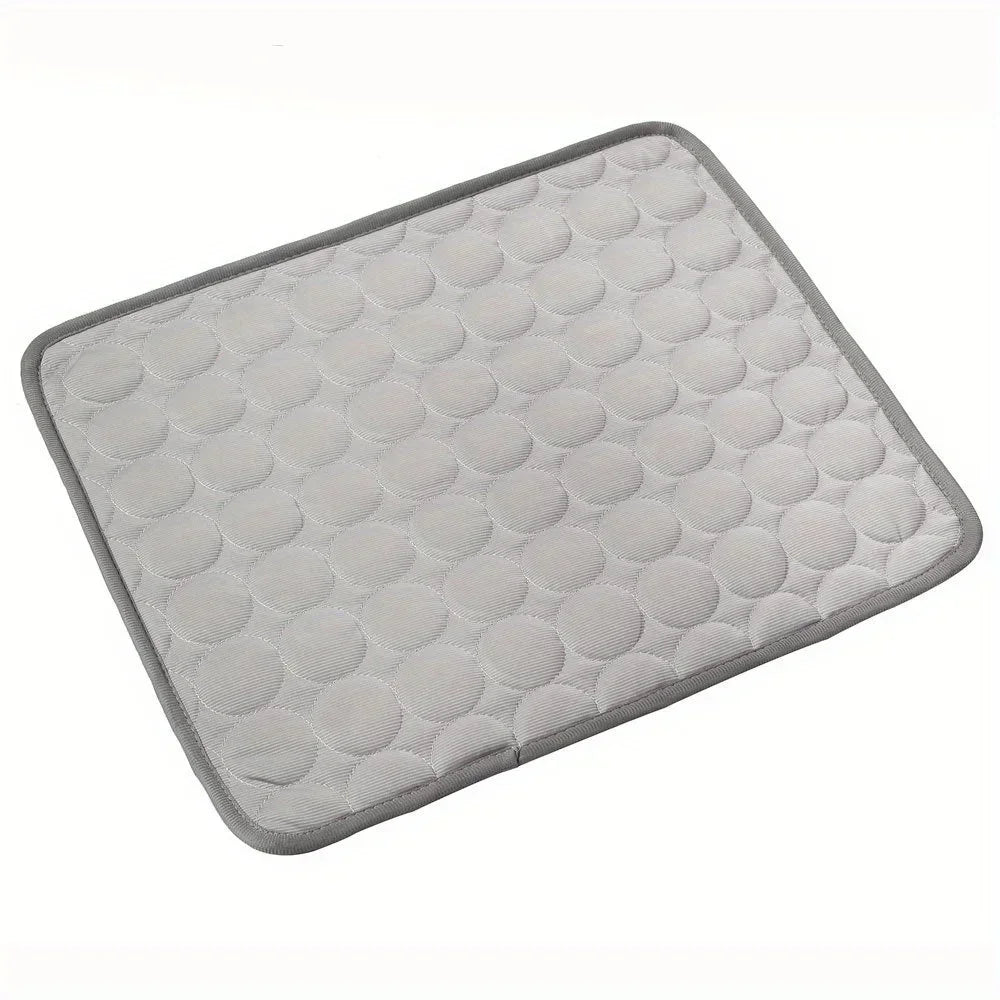 Bestseller Summer Pet Cooling Mat Ice Silk Breathable Soft Comfortable Washable NonSlip Dog Cool Pad for Small Medium Large Pets