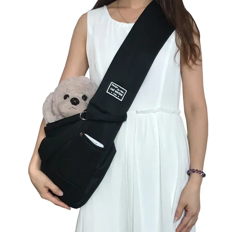 Comfortable Dog Bag Pet Out Crossbody Shoulder Bag Outdoor Travel Portable Cat Puppy Sling Bag Tote Pet Carrying Supplies