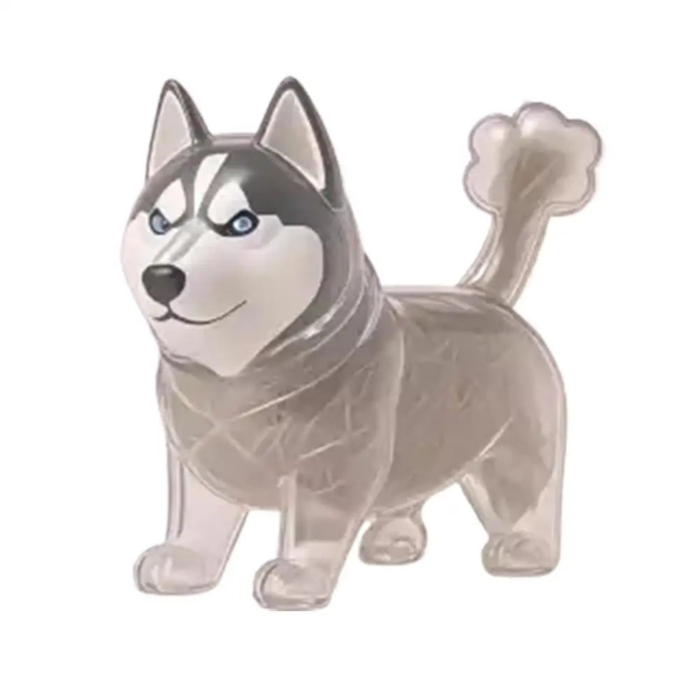 Clear Pet Hair Keychain Cute Dog Fur Keepsake Holder Creative Transparent Pet Hair Memorial Collection Pendant For Dog/Cat