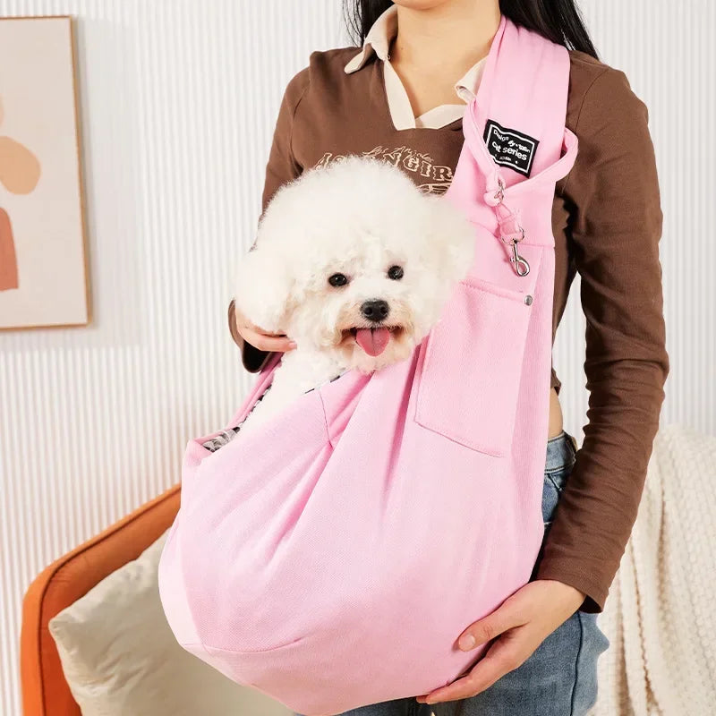 Comfortable Dog Bag Pet Out Crossbody Shoulder Bag Outdoor Travel Portable Cat Puppy Sling Bag Tote Pet Carrying Supplies