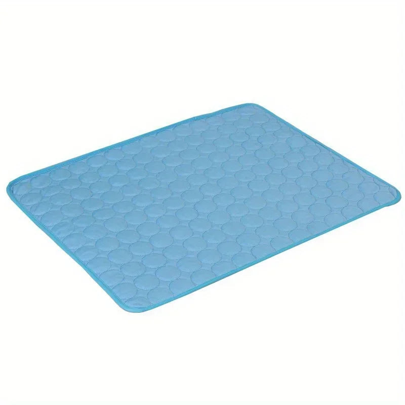 Bestseller Summer Pet Cooling Mat Ice Silk Breathable Soft Comfortable Washable NonSlip Dog Cool Pad for Small Medium Large Pets